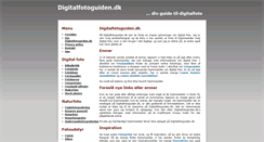 Desktop Screenshot of digitalfotoguiden.dk